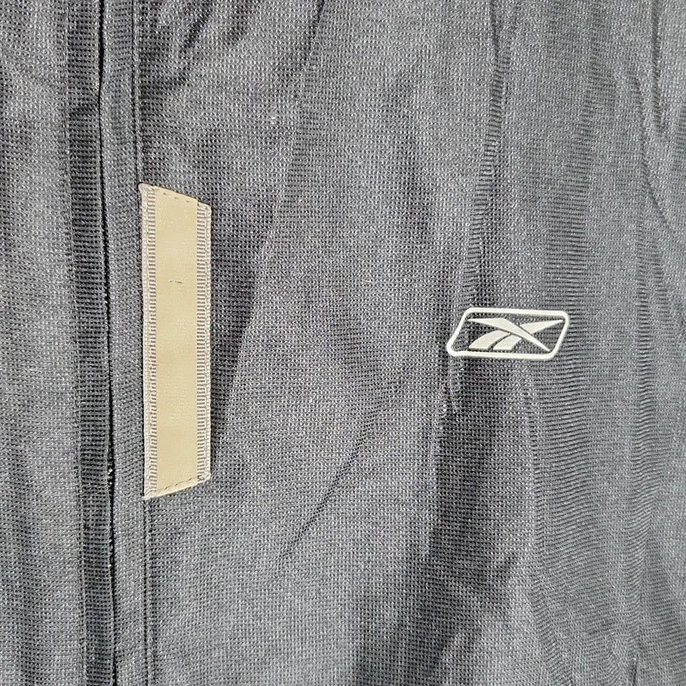 Reebok Windbreaker Jacket Size L Black